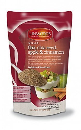 Clearance - Linwoods Milled Flaxseed Chia Apple & Cinnamon 200g