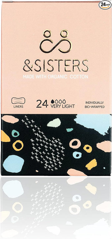&SISTERS 100% Organic Cotton Liners Zero Plastic Zero Bleach