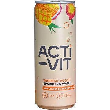 ACTIPH Water Tropical Acti-vit 330ml - 12 Pack