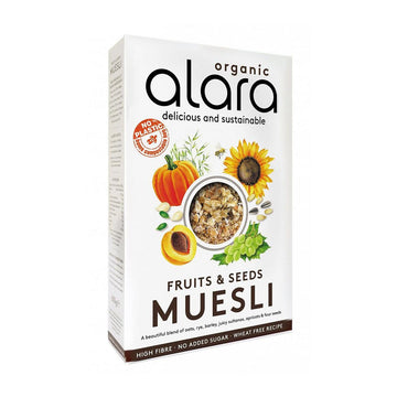Alara Fruits and Seeds Muesli Organic 650g - 6 Pack