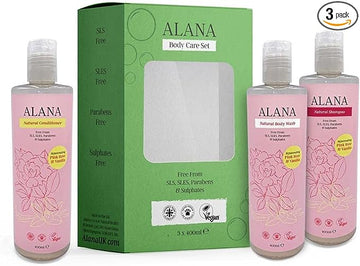 Alana Pink Rose & Vanilla Body Care Set (3x400ml)