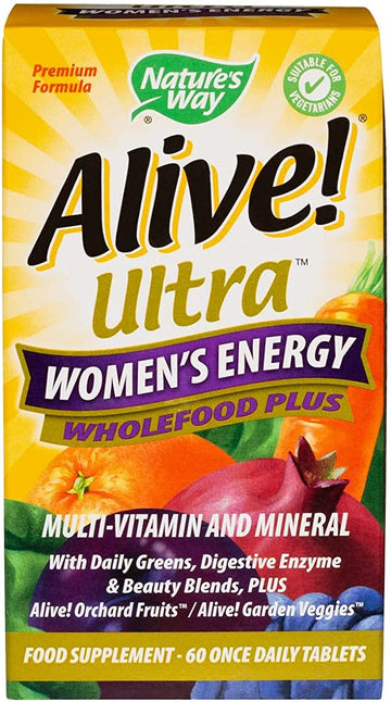 ALIVE Alive Ultra Womens Wholefood Plus 60tabs