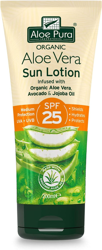 Aloe Pura Aloe Vera Sun Lotion SPF25 200ml