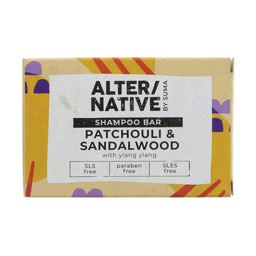 Alter/Native Suma Patchouli Shampoo Bar Glycerine 90g - 6 Pack