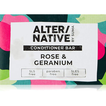 Alter/Native Rose with Geranium Conditioner Bar 90g - 6 Pack