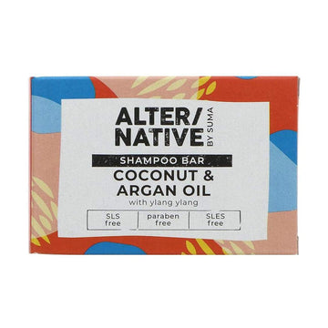 Alter/Native Suma Coconut Shampoo Bar (Glycerine) 90g - 6 Pack