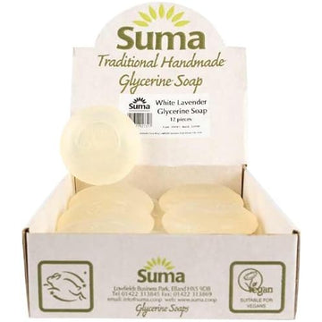 Alter/Native by Suma White Lavender Glycerine Soap 90g - 12 Pack