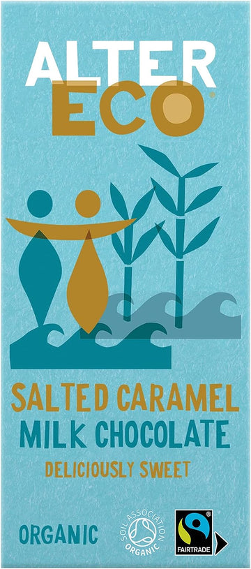 AlterEco AlterEco Organic Milk Chocolate Salted Caramel 100g
