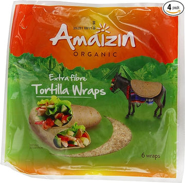 Amaizin Amaizin Tortilla Wraps Extra Fibre Organic 240g (6 pieces)