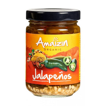 Amaizin Organic Jalapeno Peppers 150g - 2 Pack