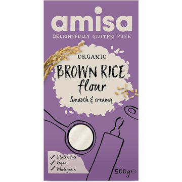 Amisa Organic Brown Rice Flour 500g