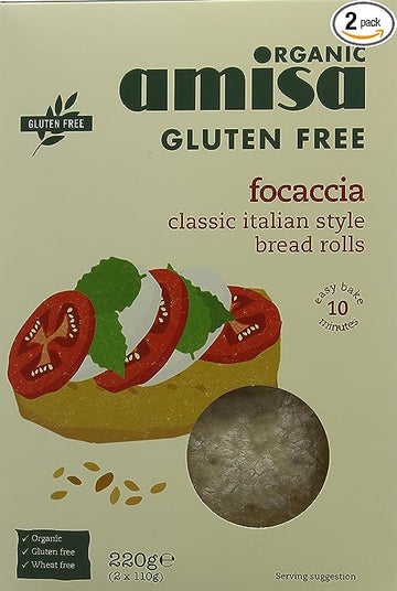 Amisa Classic Italian Style Gluten Free Bread Rolls 220g - 2 Pack