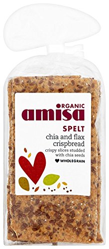 Amisa Organic Chia Seed & Flax Omega Crispbread 200g