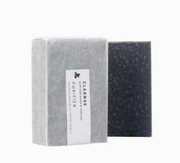 Aqua Oleum Cleanse Soap Bar With Wild Lemon & Activated Charcoal 95g