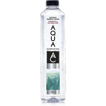 AQUA Carpatica Still Natural Mineral Water 1.5L PET Sodium Free - 6 Pack