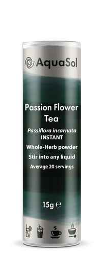 Aquasol Organic Passion Flower Instant Herbal Tea 20g  - 2 Pack