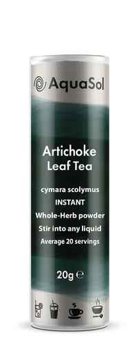 Aquasol Organic Artichoke Leaf Instant Herbal Tea 20g  - 2 Pack