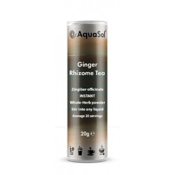 Aquasol Organic Ginger Rhizome Instant Herbal Tea 20g - 2 Pack