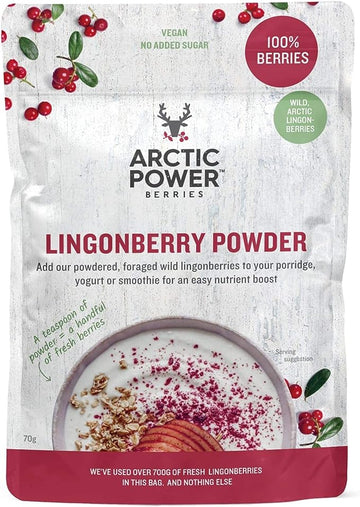 Arctic Power Berries 100% Lingonberry Powder 70g