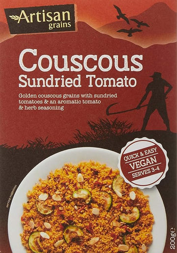Artisan Grains Artisan Grains Sundried Tomato Couscous 200g - 6 Pack