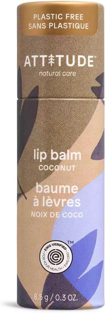 Attitude Plastic-Free Lip balm COCONUT 85g