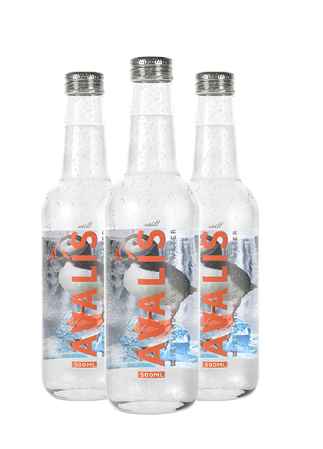 Avalis Glacier Icelandic Glacier water still glass bottle 500ml - 6 Pack