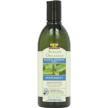 Avalon Organics Peppermint Bath & Shower 350ml