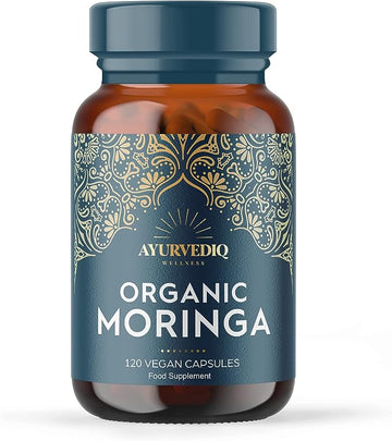 Ayurvediq Wellness Organic Moringa Caps - 120's