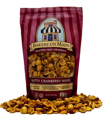 Bakery On Maine Nutty Cranberry Maple Granola 340g
