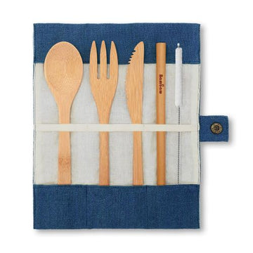 Bambaw Bambaw | Bamboo cutlery set | Ocean