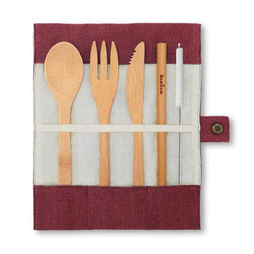 Bambaw Bambaw | Bamboo cutlery set | Berry