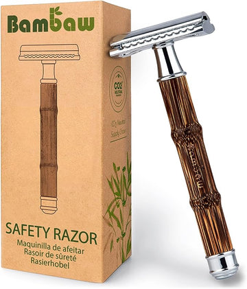 Bambaw Bambaw | Bamboo safety razor | Slim Silver