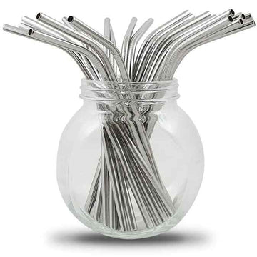 Bambaw Bambaw | Bulk | Stainless steel straw Silver (100 units)