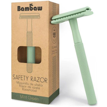 Bambaw | Metal safety razor | Mint Green
