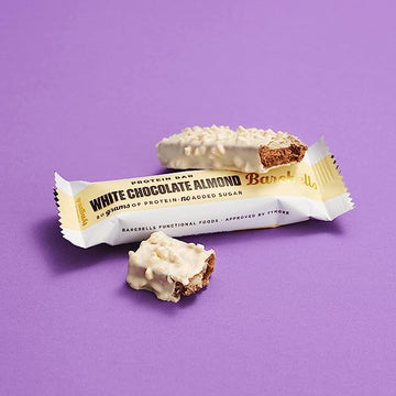 Barebells White Chocolate and Almond Protein Bar 55g  - 12 Pack