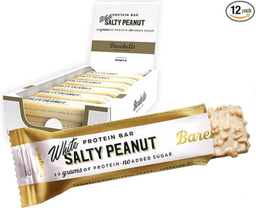 Barebells White Chocolate Salty Peanut Protein Bar 55g  - 12 Pack