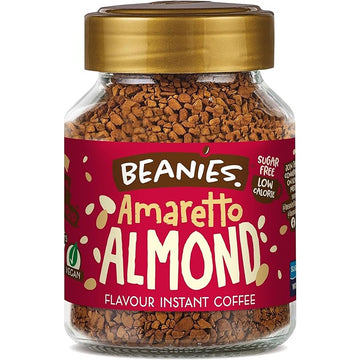 Beanies Coffee Beanies Amaretto Flavour Instant Coffee 50g - 2 Pack