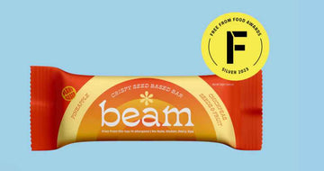 Beam Beam Crispy Puffed Seed Bar Pineapple Bar 30g  - 12 Pack