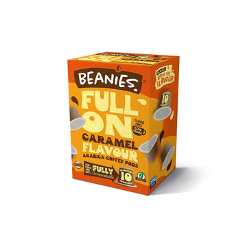 Beanies Coffee Beanies Caramel Flavour 10 Coffee Pods - 6 Pack