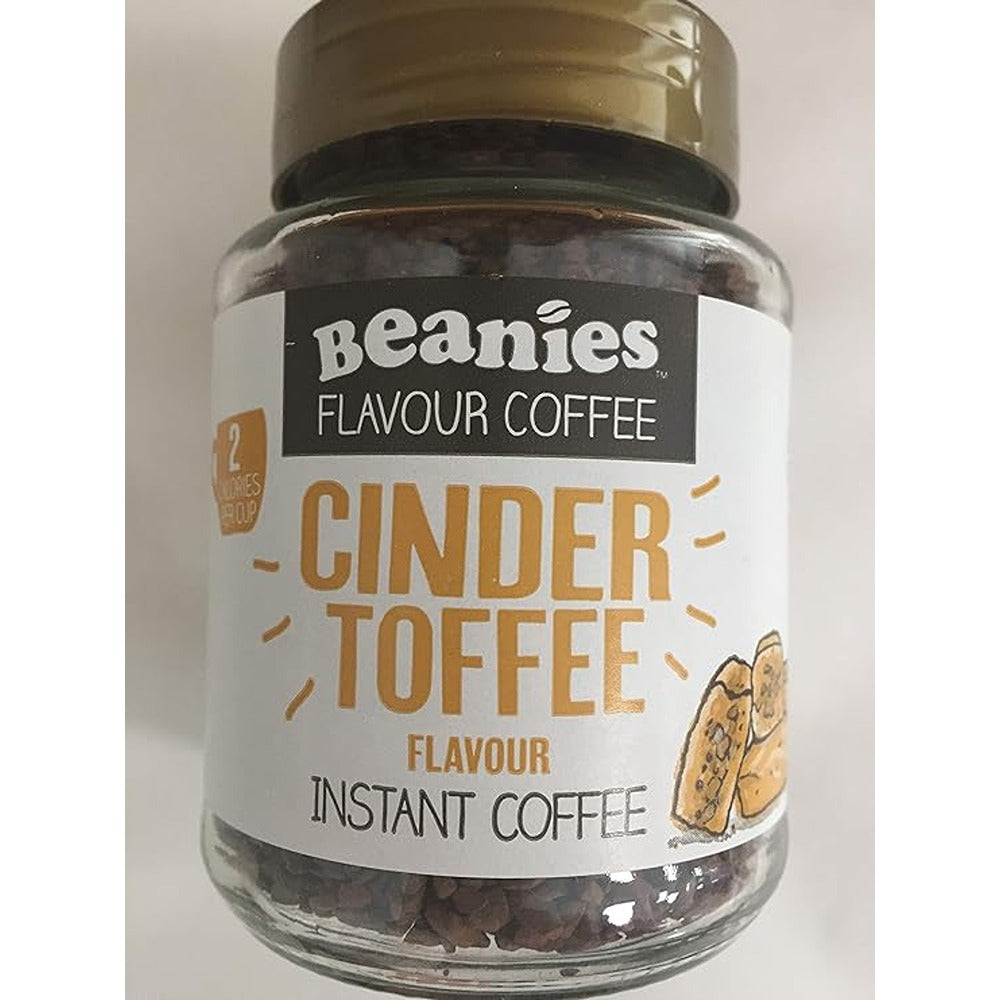 Beanies Coffee Cinder Toffee Flavour Instant Coffee 50g
