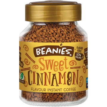 Beanies Coffee Beanies Cinnamon Hazelnut Flavour Instant Coffee 50g - 2 Pack