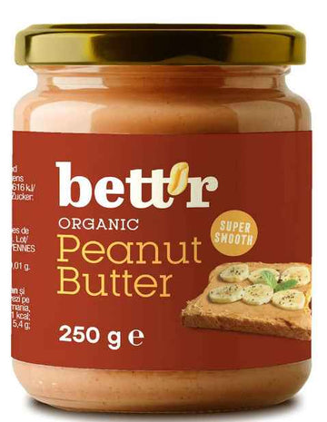 Bettr Organic and Vegan Bio Peanut Butter 250g