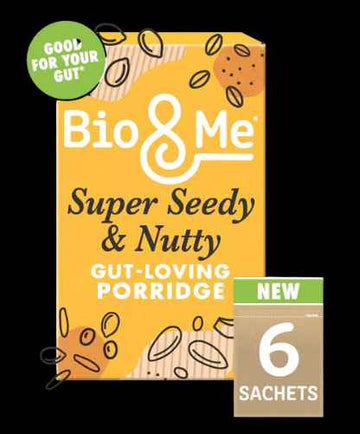 Bio&Me Super Seedy & Nutty Prebiotic Porridge Sachet 6 x 35g