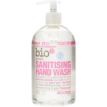 Bio-D Hand Wash Geranium & Grapefruit 500ml