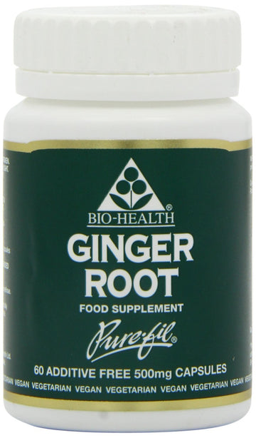 Bio Health Ginger Root 60 Capsules