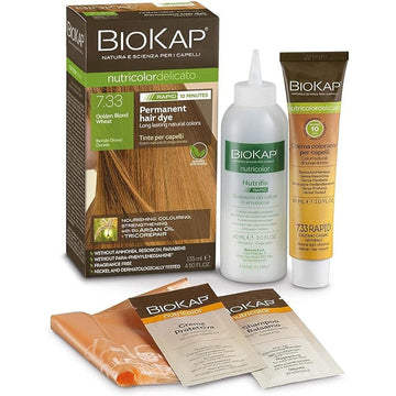 BioKap Golden Blond Wheat 7.33 Rapid Permanent Hair Dye 140 ml