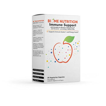 BIOME Immunity Support + Live Bacteria Antioxidants & Tumeric 30caps