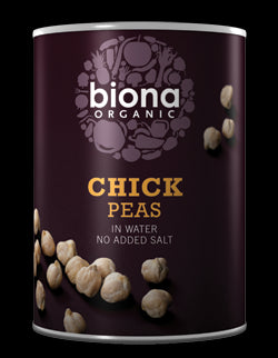Biona Organic Chick Peas 400g - 3 Pack