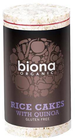Biona Organic Rice Cakes with Quinoa 100g - 12 Pack