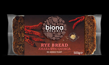Biona Organic Rye Amaranth / Quinoa Bread 500g - 7 Pack